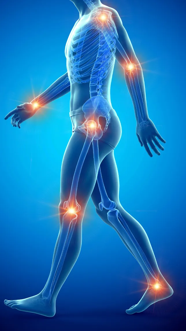 illustration of painful joints
